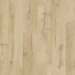 明るいベージュトーンの木目調フローリング材